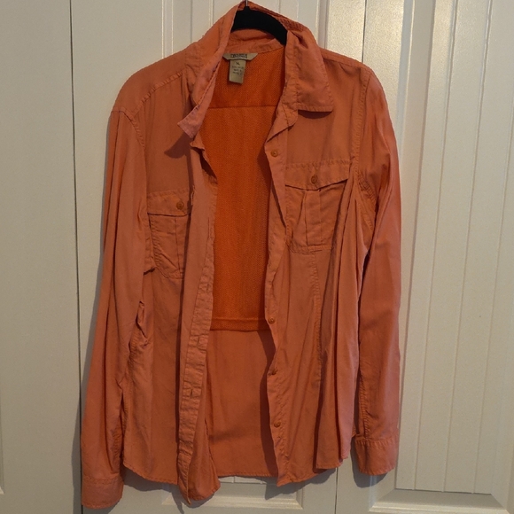 Duluth Trading Co Tops - Duluth Trading Co Vibrant Orange Shirt